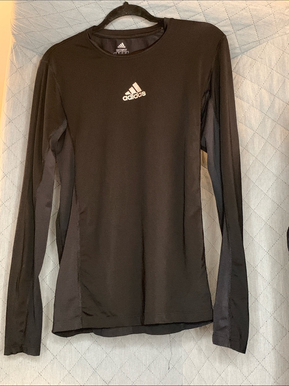 #227 Adidas Black Performance Long-Sleeve